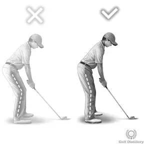 Golf Stance Tips Knee Flex