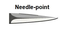 Needle Point Hiking Knife