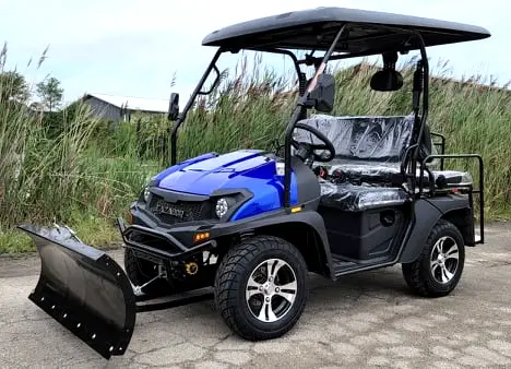 Golf Cart With Snow Plow