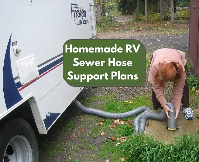 Homemade RV Sewer Hose Support Plans