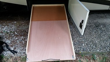 travel trailer storage drawer