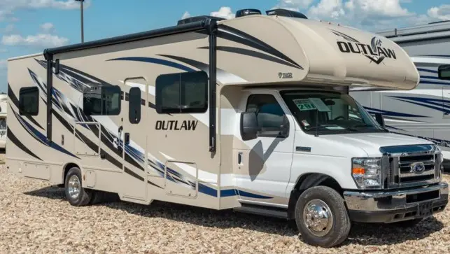 Thor Outlaw Class C Toy Hauler RV with Garage