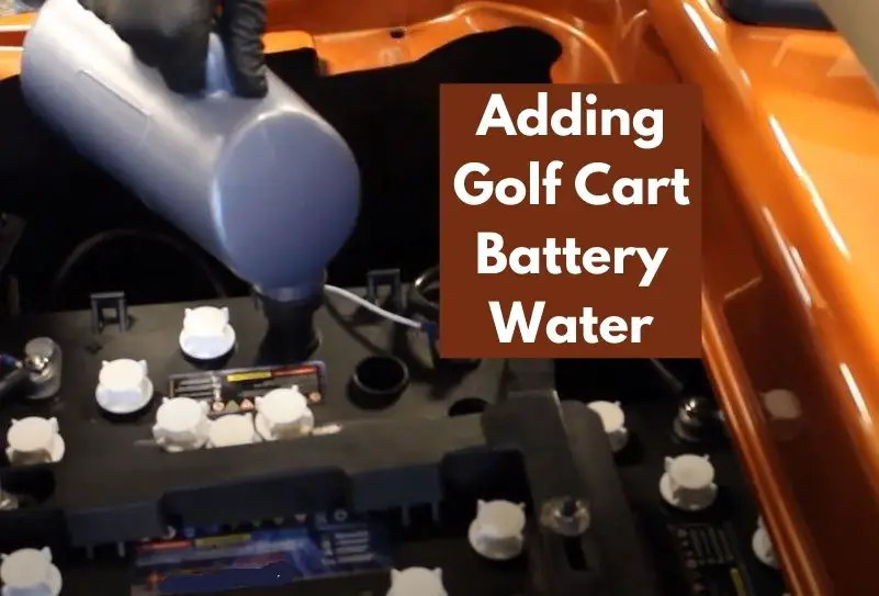 Adding Golf Cart Battery Water