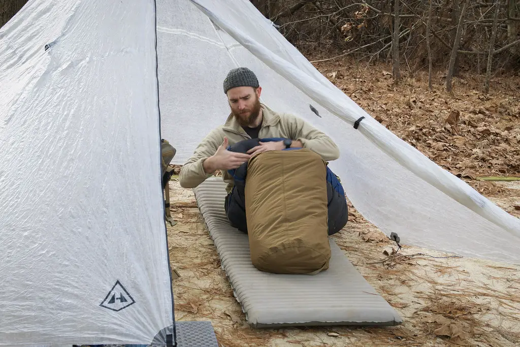 Camping With A Sleeping Pad To Stay Warm