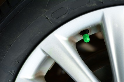 green tire caps