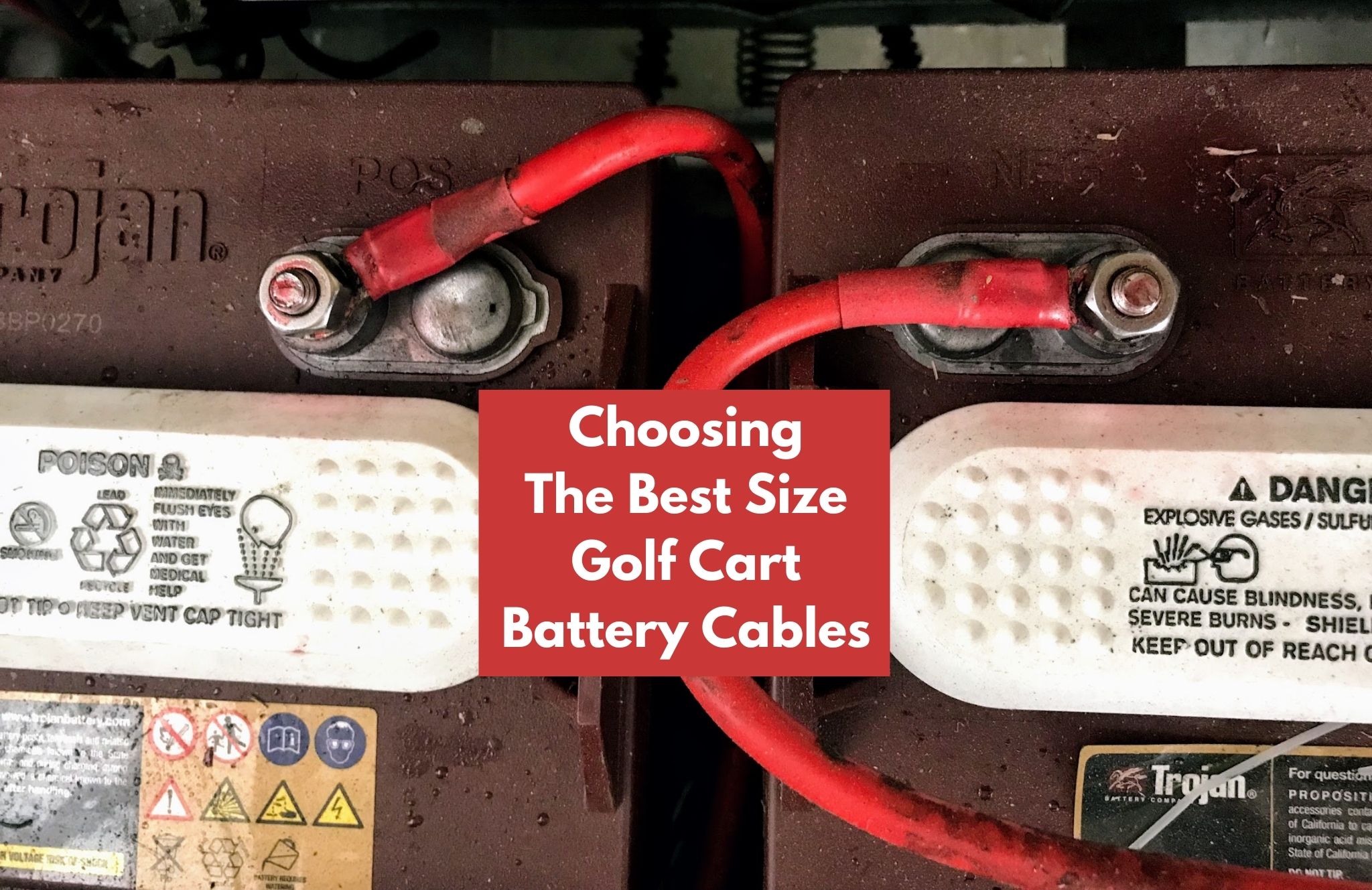 best size battery cable for golf cart