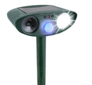 deer motion activated light to keep deer away from plants and flowers