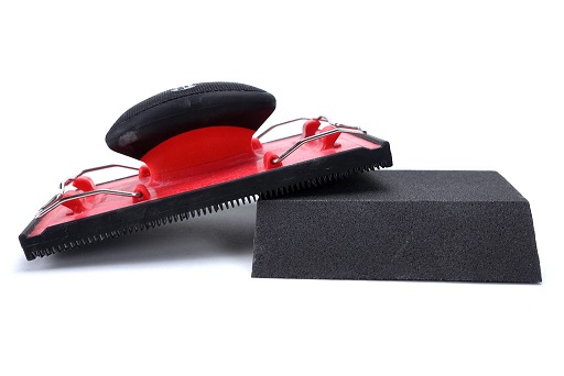 sanding equipment for prepping golf cart roof painting