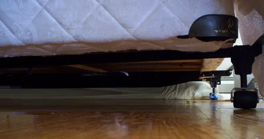 under the bed