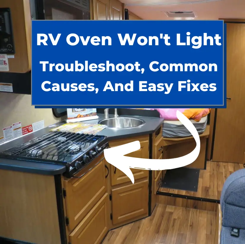 RV Oven Won't Light