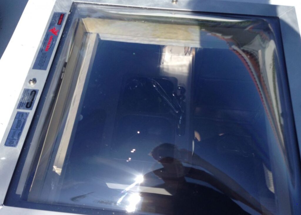 glass rv skylight replacement