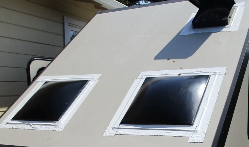 rv skylight replacement flashing