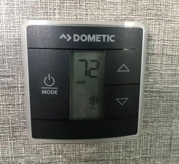 Dometic Thermostat on RV Wall