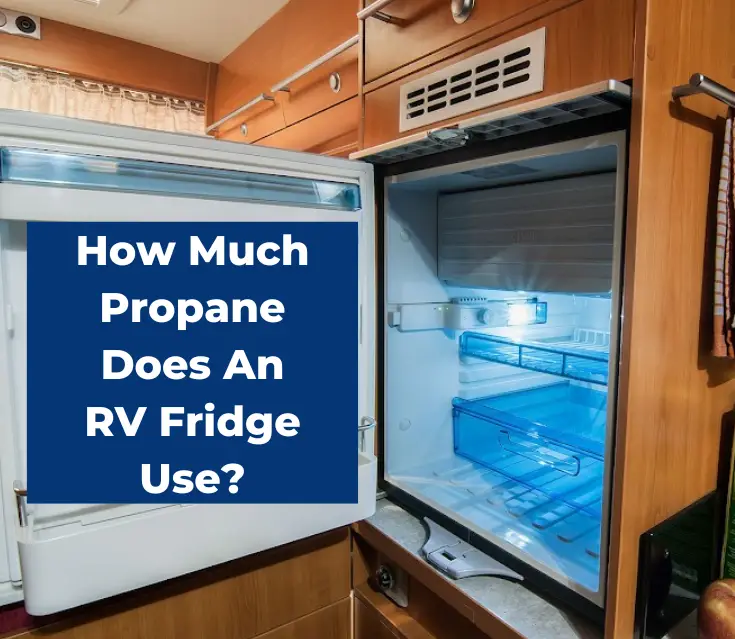 How Much Propane Does An RV Fridge Use