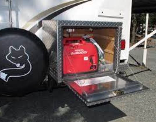 Trailer Tongue Mounted RV Generator Box