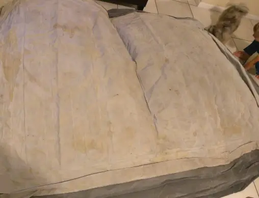 dirty air mattress