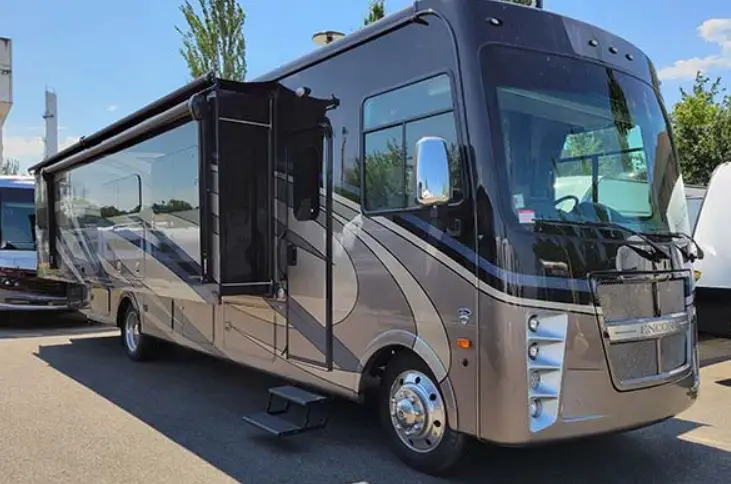 rv with slide out open