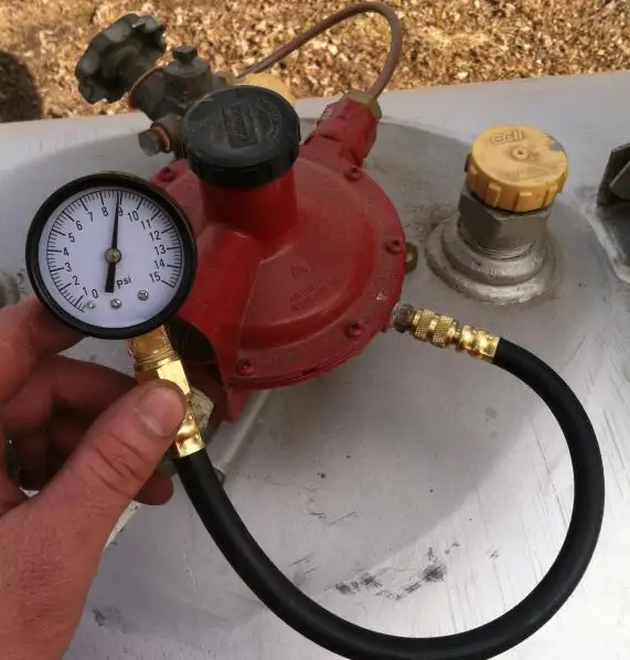 testing a propane regulator