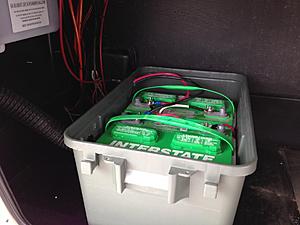 rv batteries being charged