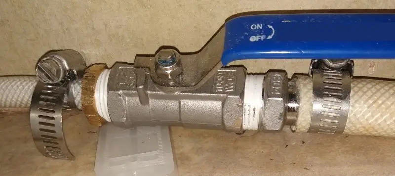 rv toilet shutoff valve