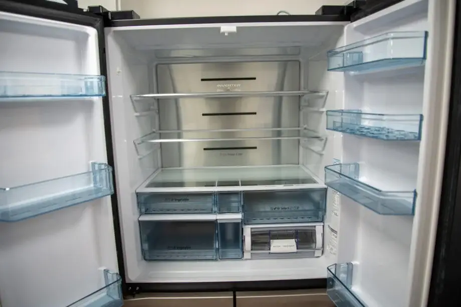inside of rv fridge