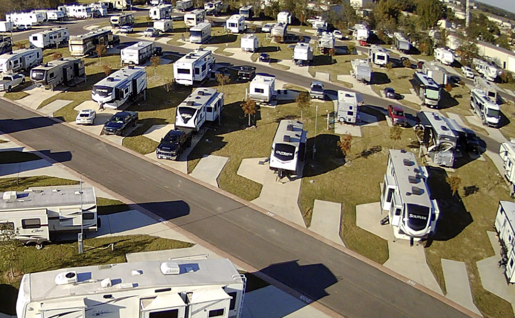 rv park aerial view