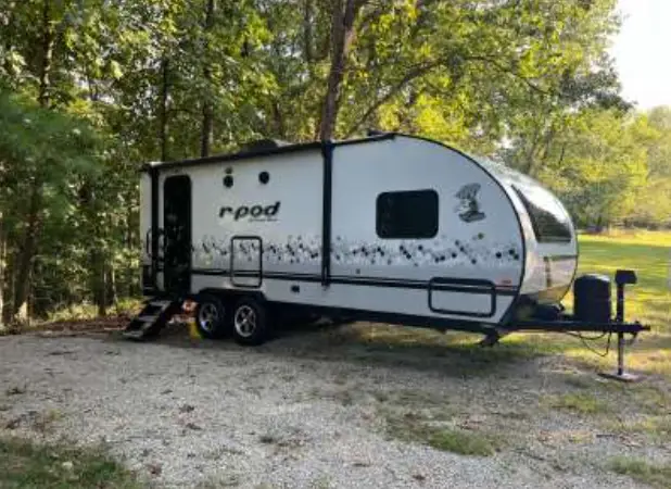 used rpod camper without a title