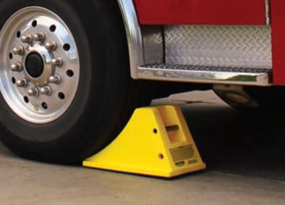 wheel chock for fire truck