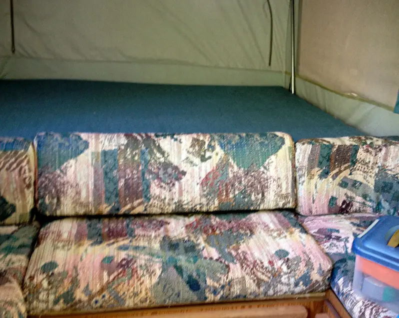 pop up camper bed 2